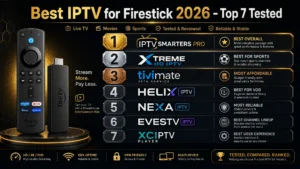 Best IPTV for Firestick 2026 - Top 7 Tested