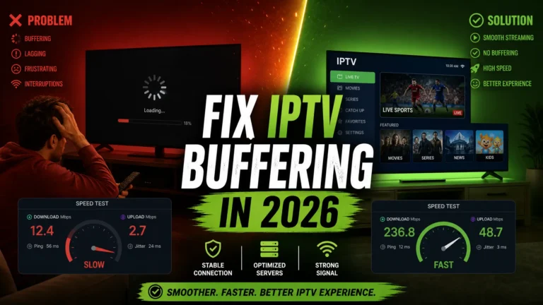 IPTV Buffering Fix 2026