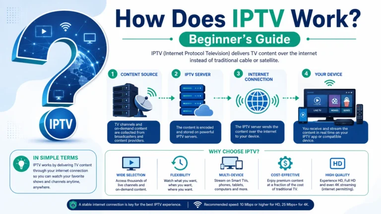 IPTV Technology Infographic