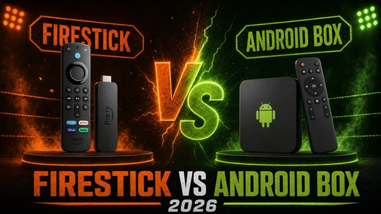 Firestick vs Android Box for IPTV: Which Wins? (2026) 2 Firestick vs Android Box 2026