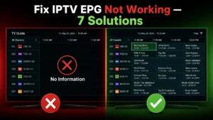 IPTV EPG Fix Guide