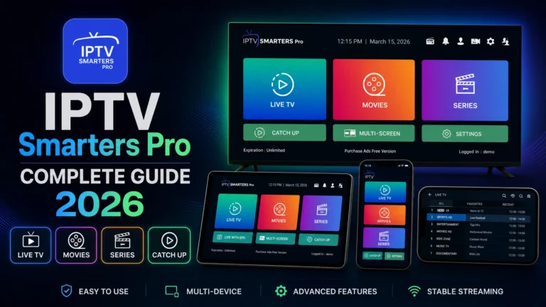 IPTV Smarters Pro: Complete Setup & Review Guide (2026) 6 IPTV Smarters Pro Complete Guide 2026