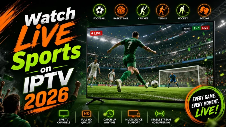 How to Watch Live Sports on IPTV (2026 Complete Guide) 4 IPTV Sports 2026 Promo