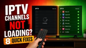 IPTV Channels Not Loading? 8 Quick Fixes That Work (2026) 1 IPTV Troubleshooting Guide